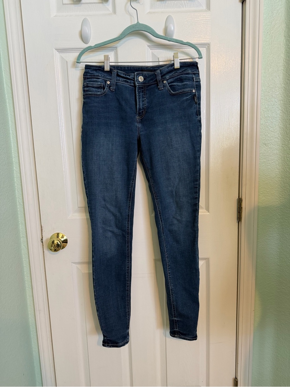 Silver Jeans Dark Blue Skinny Jeans